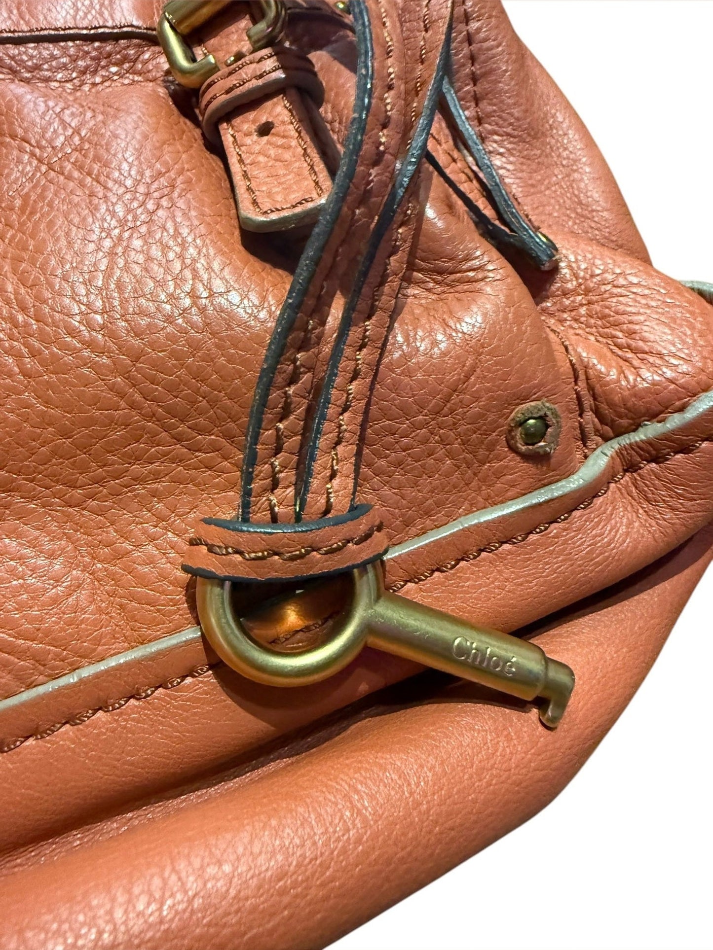 Chloe Paddington Burnt Orange Shoulder Bag