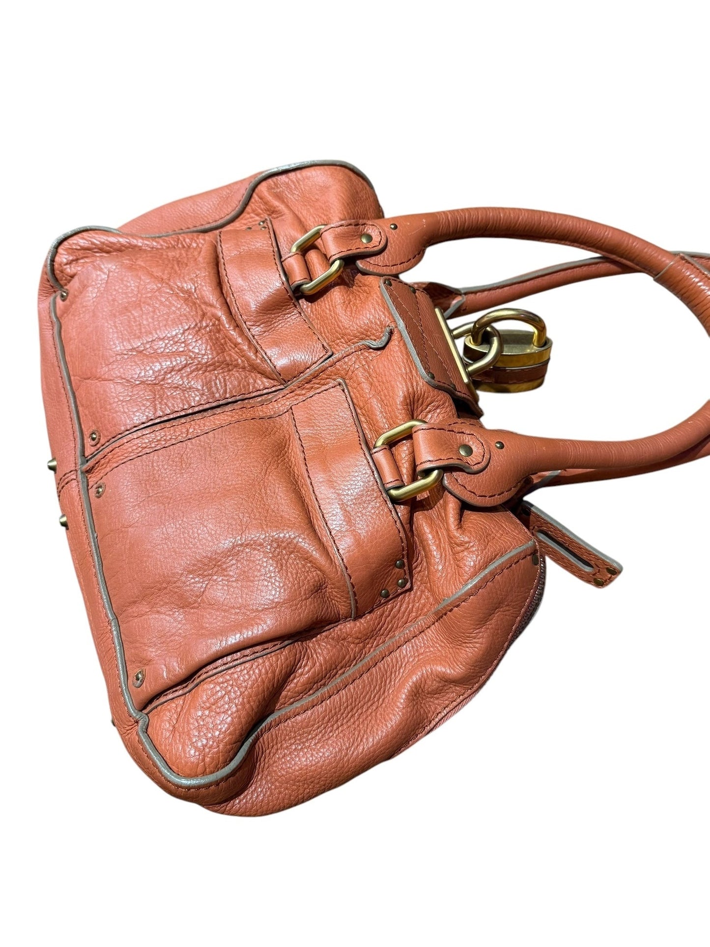 Chloe Paddington Burnt Orange Shoulder Bag