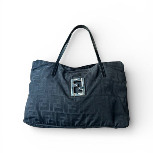 Fendi Zucca Monogram Black Handbag