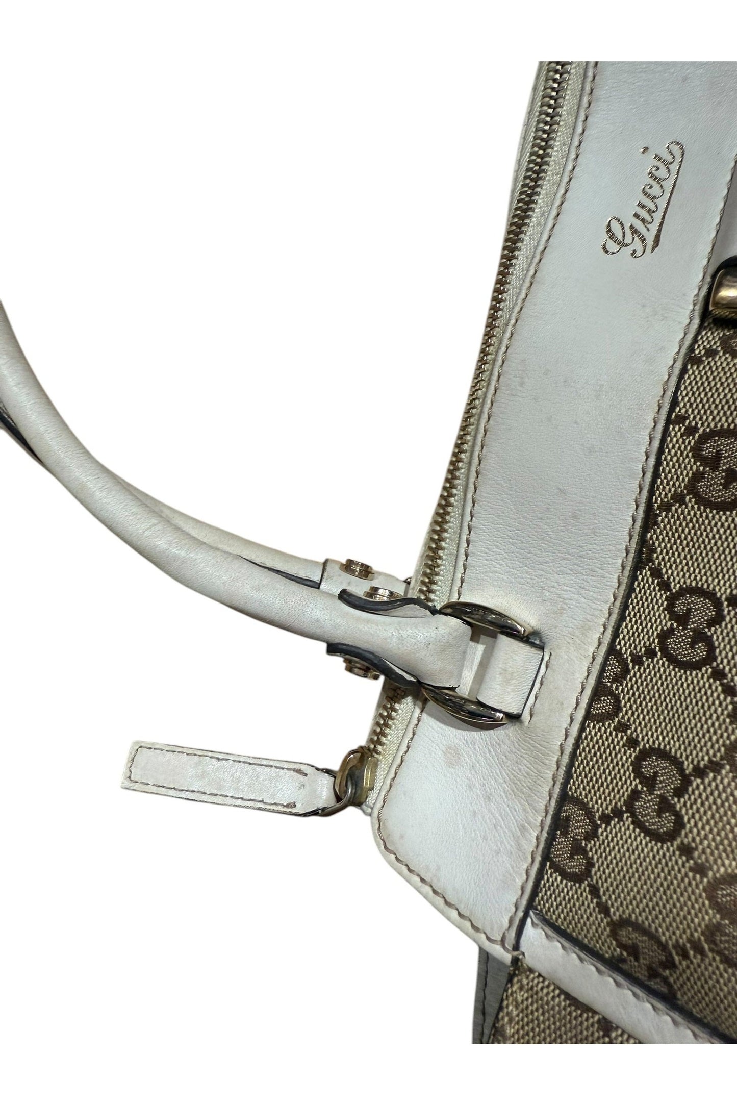 Gucci Leather & Canvas Abbey Shoulder Bag