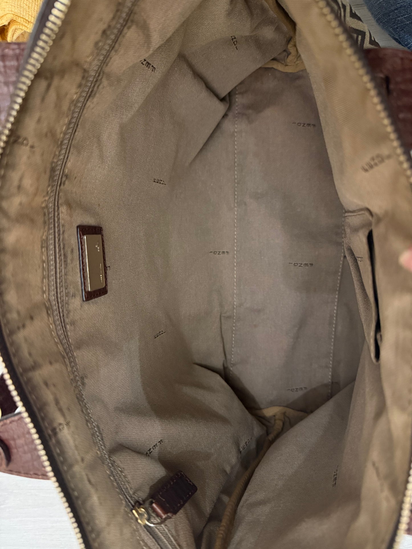 Fendi Zucchino Tote Shoulder Bag