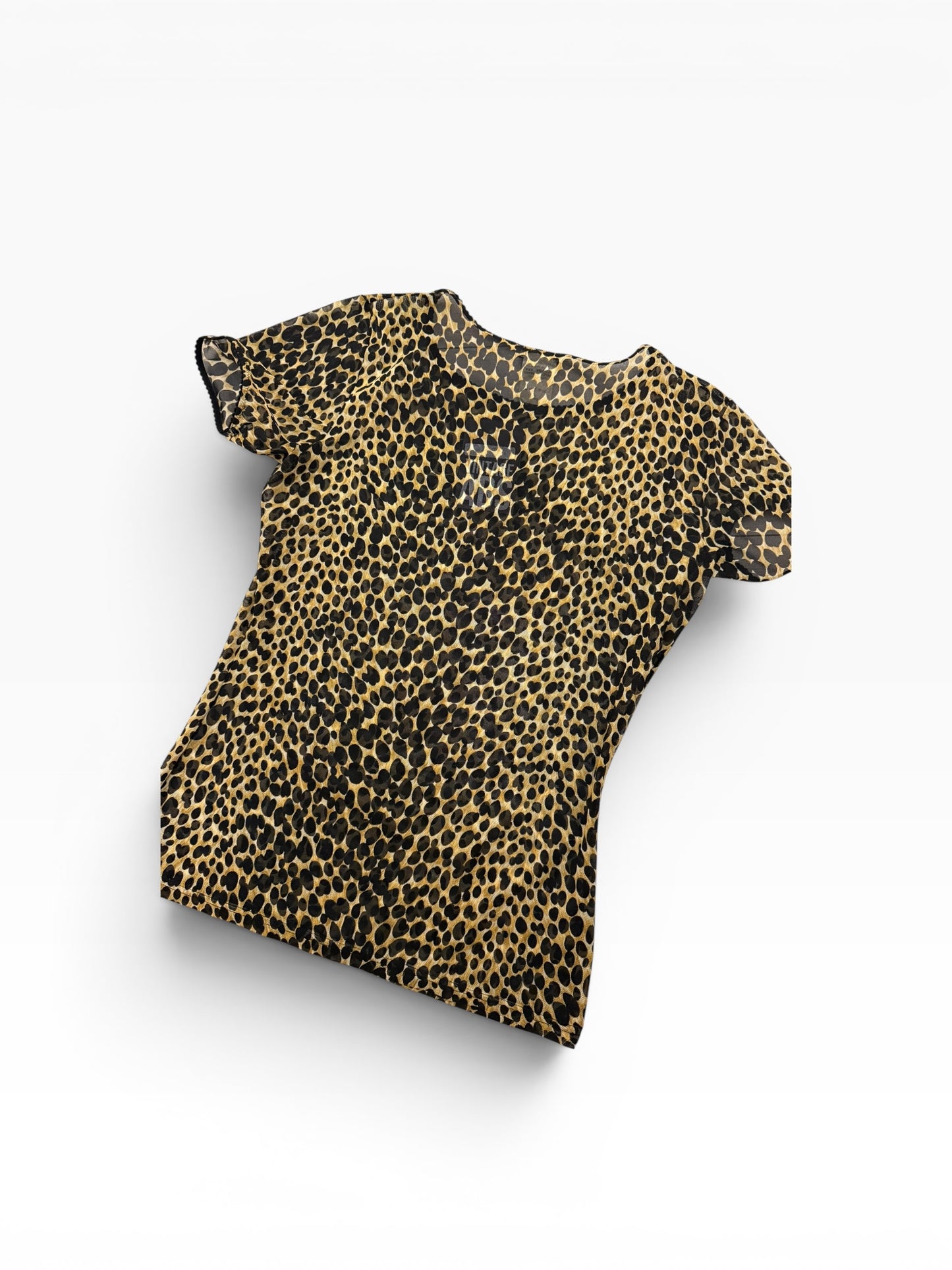 Dolce & Gabbana Cheetah Print Mesh Top