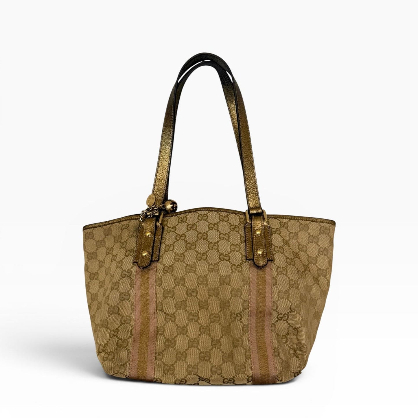 Gucci Monogram Tote Shoulder Bag