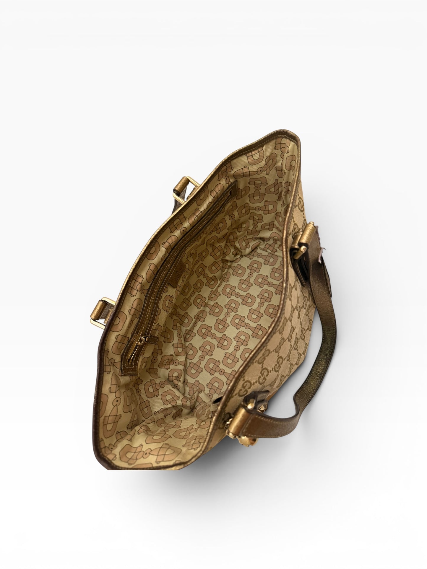 Gucci Monogram Tote Shoulder Bag