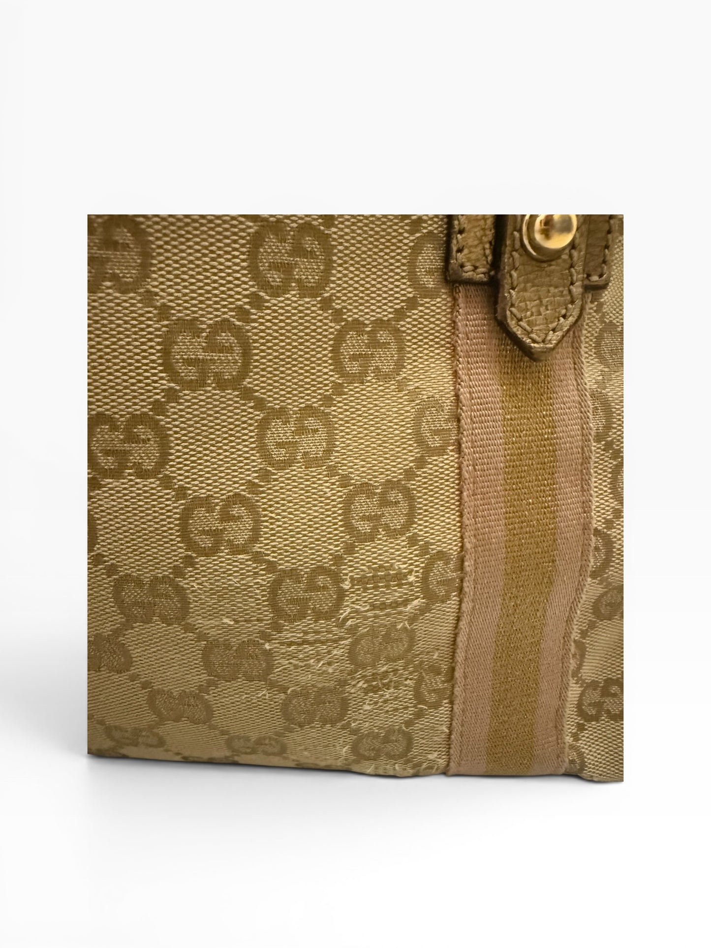 Gucci Monogram Tote Shoulder Bag