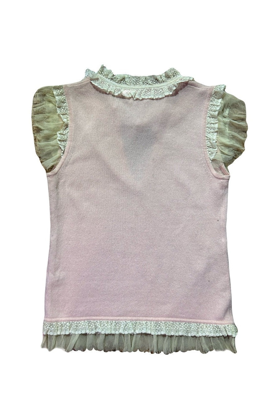 Juicy Couture Cashmere Lace Trim Knit
