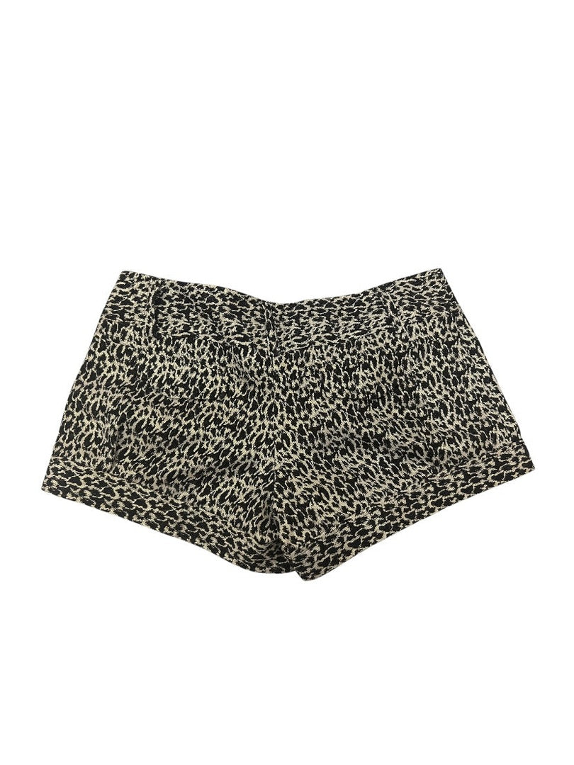 River Island Y2K Leopard Print Metallic Shorts