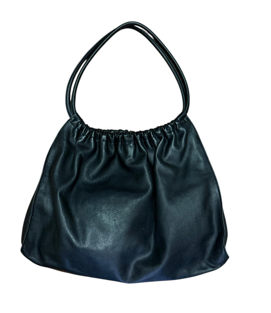 Gucci Black Leather Hobo Shoulder Bag