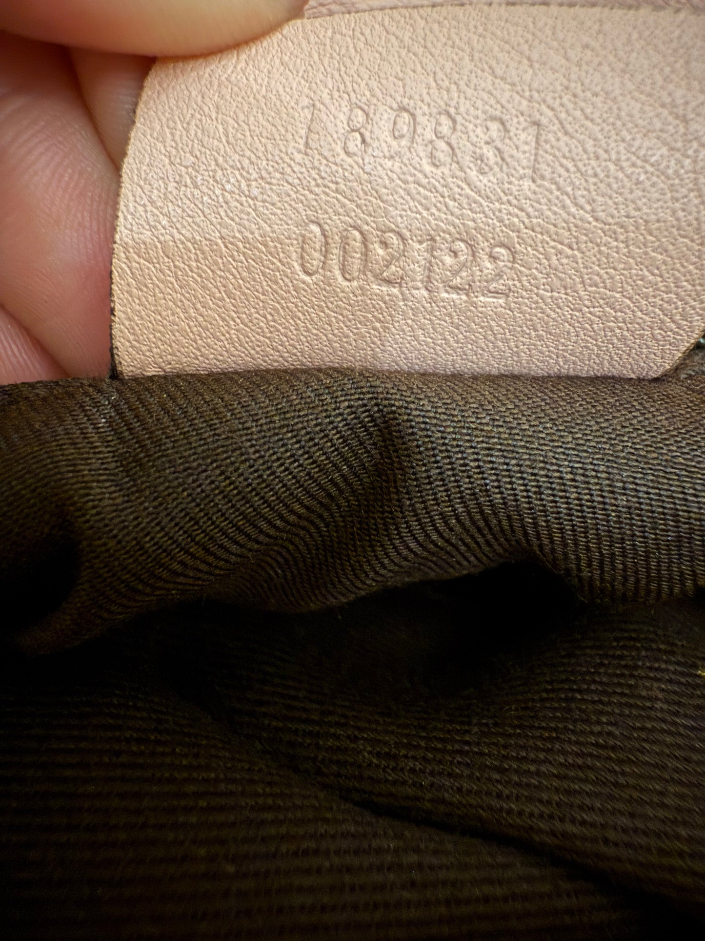 Gucci Abbey Monogram Pink Shoulder Bag