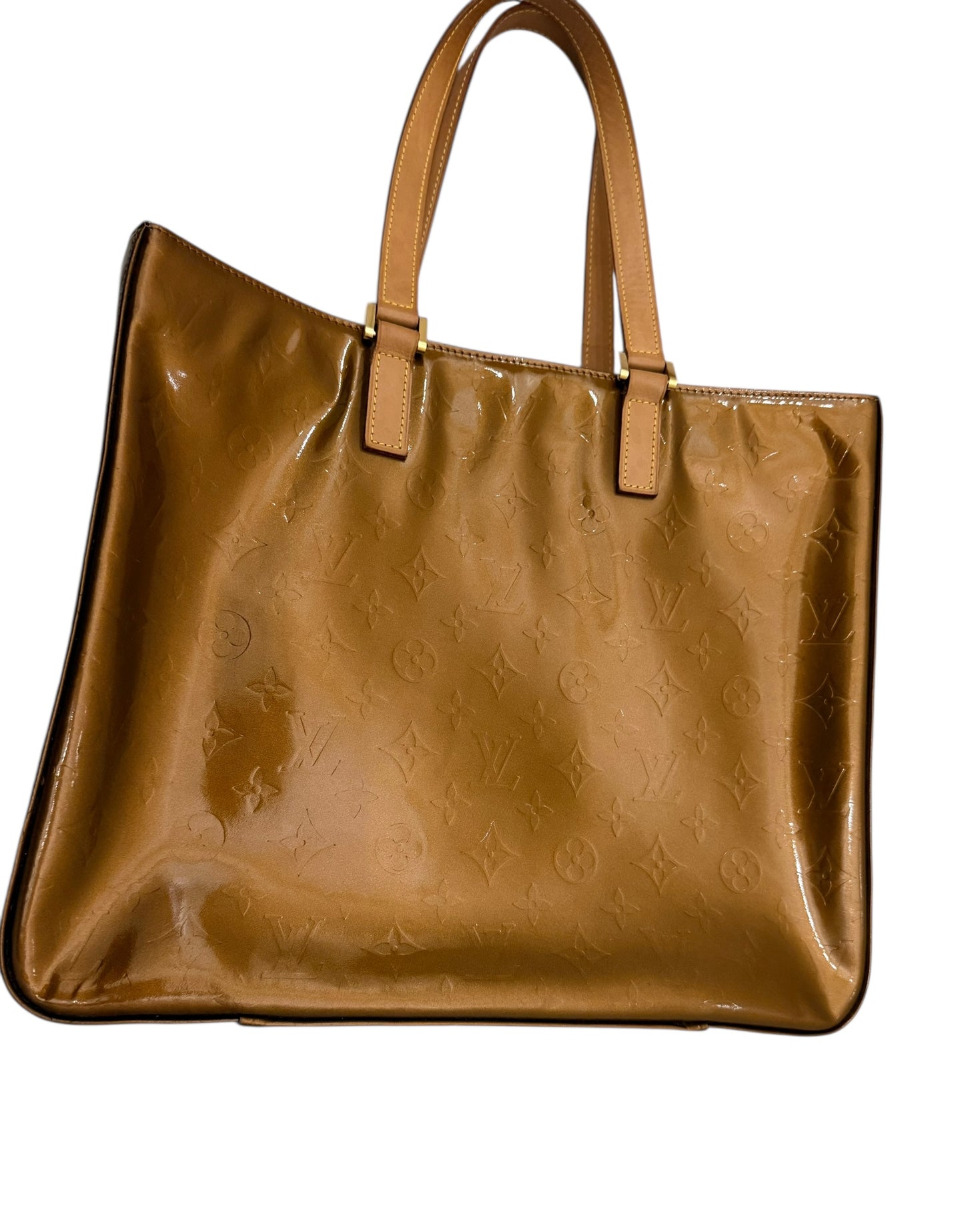 Louis Vuitton Monogram Vernis Bronze Columbus Shoulder Bag