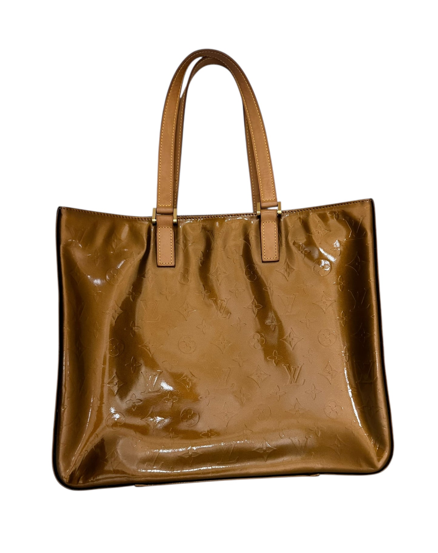 Louis Vuitton Monogram Vernis Bronze Columbus Shoulder Bag