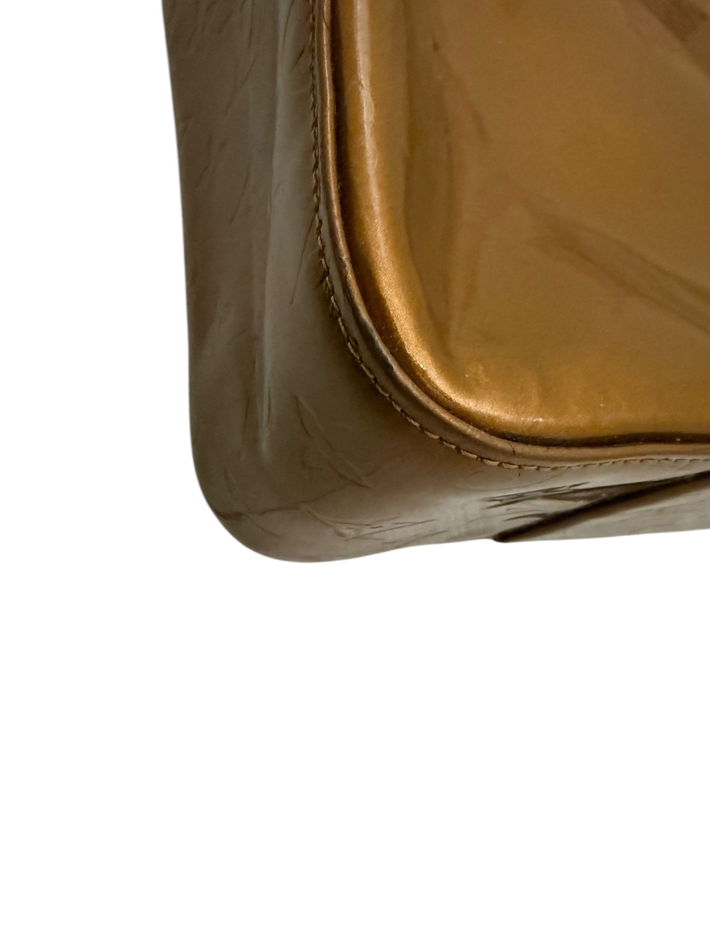 Louis Vuitton Monogram Vernis Bronze Columbus Shoulder Bag