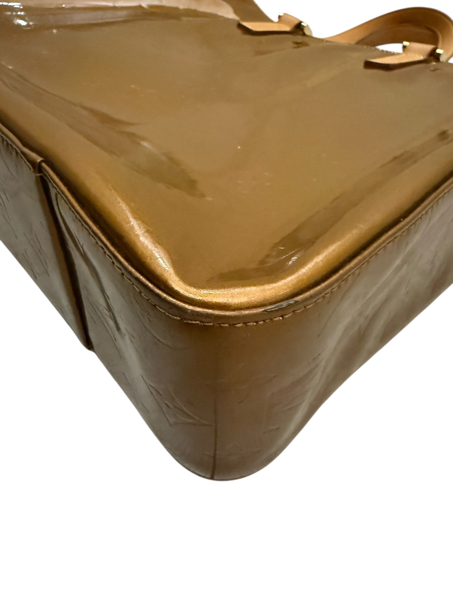 Louis Vuitton Monogram Vernis Bronze Columbus Shoulder Bag