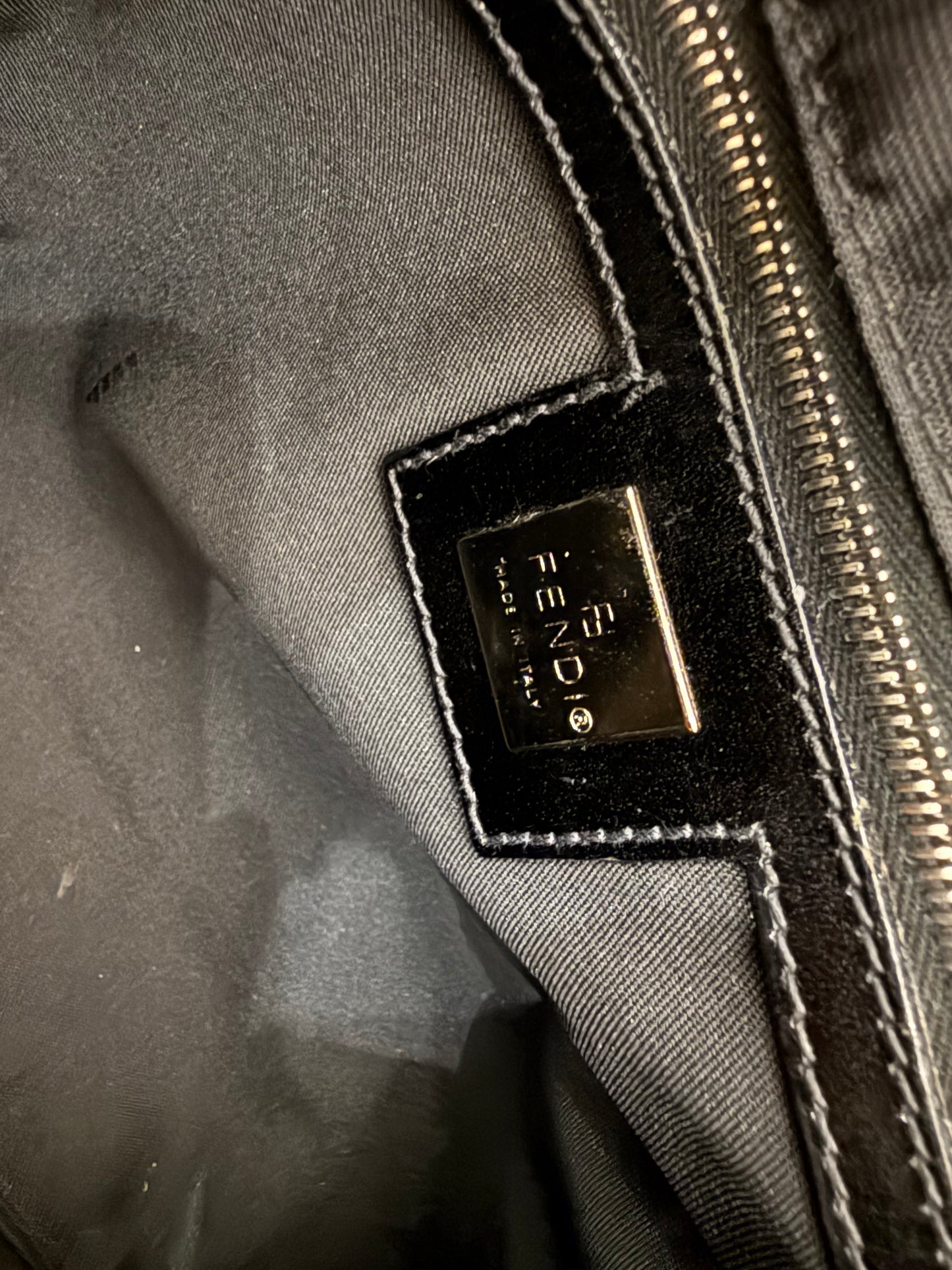 Fendi Zucca Monogram Black Crossbody Bag