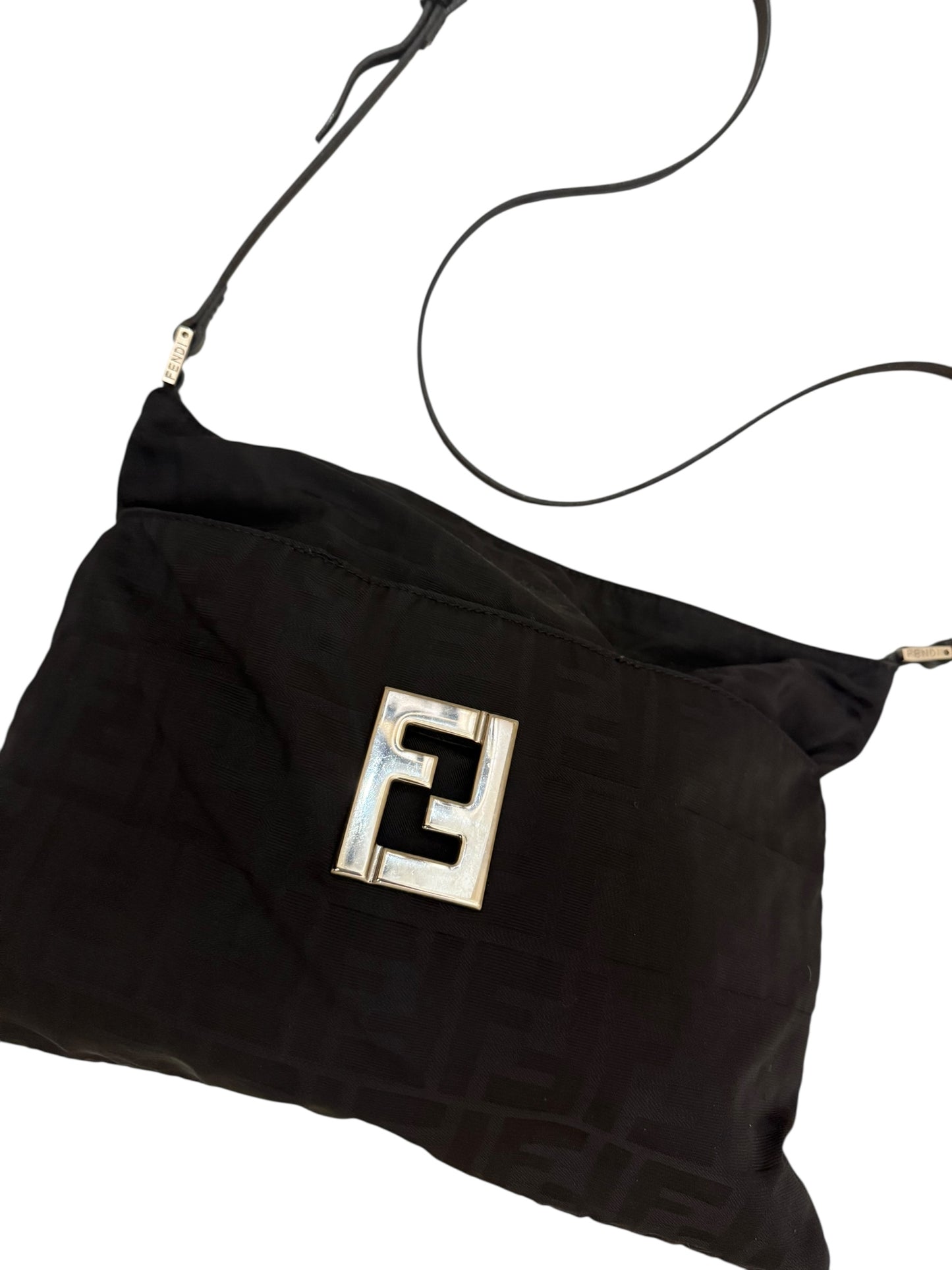 Fendi Zucca Monogram Black Crossbody Bag
