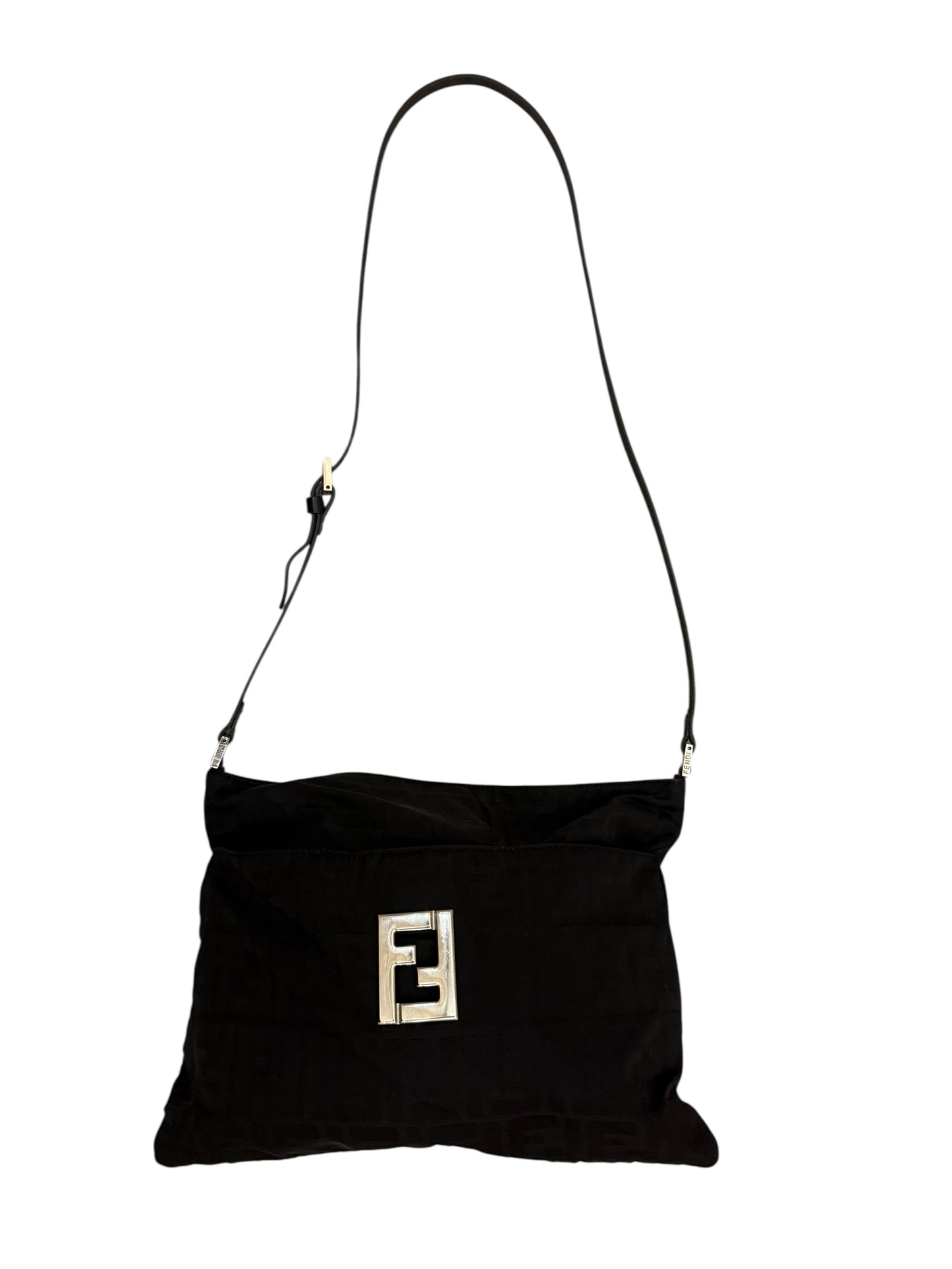 Fendi Zucca Monogram Black Crossbody Bag